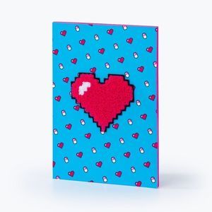 Pixelated Heart Notebook | 90's Retro NWT
